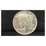 1922 Silver Peace Dollar dipped