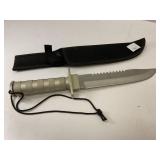 Survival Knife with 8-Inch Blade and Sheath