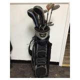 Golf Club Set with Bag and Assorted Clubs