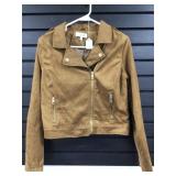 Charlotte Russe Brown Faux Suede Jacket
