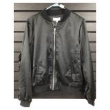 Charlotte Russe Black Bomber Jacket