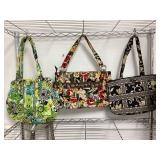 Three Vera Bradley Purses