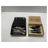 Tweezers and Drafting Pencils in Cases