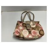 Coach Multicolor Circle Print Tote Bag