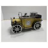 Antique Metal Car with Lighter and Cigarette Compa
