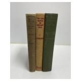 Three Vintage Hardcover Books