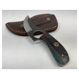 3-Inch Blade Knife with Multicolor Handle and Shea