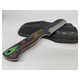 Handcrafted Knife with 4-Inch Blade and Sheath