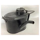 Black Metal Oil Can Marked B&ORR