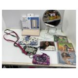 Mirror, Wallets, Curtain, and CDs