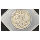 1942-D Silver Walking Liberty Half Dollar