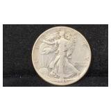 1945 Silver Walking Liberty Half Dollar