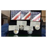 (4) Large Cu-Ni Coins depicting Banknotes or