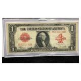 Currency 1923 $1.00 Large Red Seal Note
