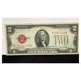 Currency 1928-G $2 Red Seal Note