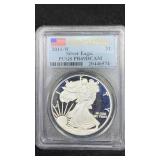 2011-W PCGS PR69DCAM Proof Silver Eagle 1oz First