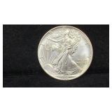 Key 1986 Silver Eagle 1oz, first year minted