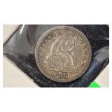 1848 Seated Liberty Dime