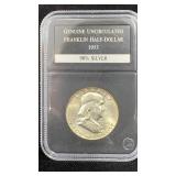 1953 BU Franklin Silver Half Dollar
