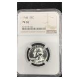 1964 Silver Washington Quarter NGC PF68