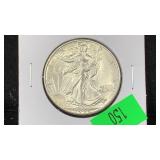 1944 BU Walking Liberty Half Dollar