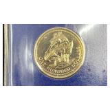 GOLD 1975 350th Barbados $100 Gold Coin