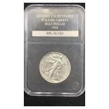 1944 BU Walking Liberty Half Dollar