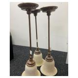 Three Pendant Light Fixtures