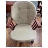 BRAND NEW Cherry Wood Adjustable Chair