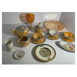 Tea and Tableware Set with Handpainted Details