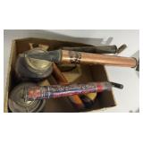 Vintage Grease Guns and Metal Cans