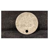 World War 1 Dog Tag, Abraham N. Memroff, Hand