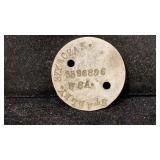 World War 1 Dog Tag, Stanley Szymczak, Hand Punch