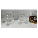 Glassware Set with Pitcher and Photo Coasters