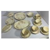 Homer Laughlin Virginia Rose Dinnerware Set