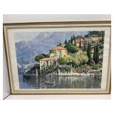 Framed Landscape Painting Signed 'Behrens', 27x39'
