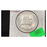 1893 Silver Columbian Expo Commemorative Half