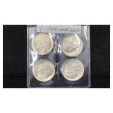 (4) 1964 UNC Silver Roosevelt Dimes