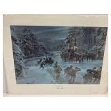 Mort Kunstler Print: 'The Winds Of Winter',LE