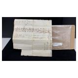 1652 Bill Exchange Letter w/ Financial