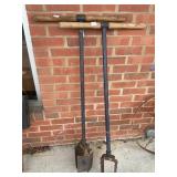 Two Manual Post Hole Diggers