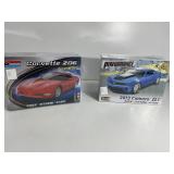 Monogram Corvette Z06 and Revell Camaro ZL1 Model