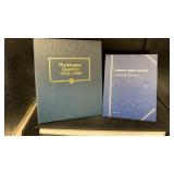 (2) Empty Coin Album/Folder: Washington Quarters