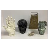 Decorative Objects Including Phrenology & Anatomy