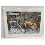 Shed Door Fox by Nancy Glazier, Limited Edition Pr