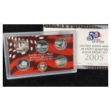 2005-S Silver State Quarters Proof Set