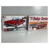 AMT 1:25 Scale '57 T-Bird and '71 Dodge Demon Mode
