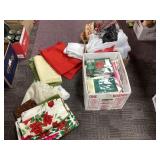 Tablecloths, Easter, and Halloween Items