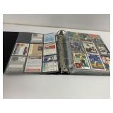 Blue Binder of Assorted Baseball Trading Cards