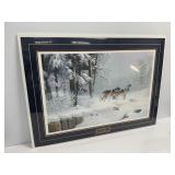 26x36 Leo Stans 'Morning Solitude' Wolves Print